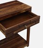 Indus Sheesham Wood Console Table In Provincial Teak Finish