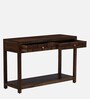 Indus Sheesham Wood Console Table In Provincial Teak Finish