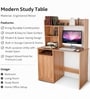 Indus Study Desk In Canyon Oak Finish