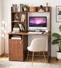 Indus Study Desk In Columbian walnut Finish