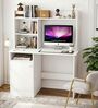 Indus Study Desk In White Finish