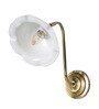 Industrial Brass Adjustable Gooseneck Wall Sconce