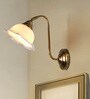 Industrial Brass Adjustable Gooseneck Wall Sconce