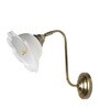 Industrial Brass Adjustable Gooseneck Wall Sconce