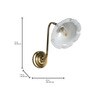 Industrial Brass Adjustable Gooseneck Wall Sconce