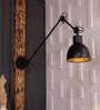 Industrial Swivel Black Wall Light