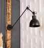 Industrial Swivel Black Wall Light