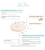 Infant Baby Head Shaping (26x25) Cool Gel Memory Foam (Pack of 1) Pillow Insert