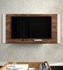 Infinity TV Panel in Jatoba & White Finish