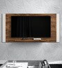 Infinity TV Panel in Jatoba & White Finish