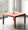 Ingrid 4 Seater Dining Table in Walnut Colour