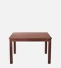 Ingrid 4 Seater Dining Table in Walnut Colour