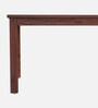 Ingrid 6 Seater Dining Table in Walnut Colour