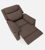 Spark Fabric 1 Seater Motorised Recliner In Brown Colour