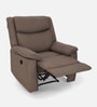 Spark Fabric 1 Seater Motorised Recliner In Brown Colour