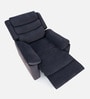 Lamda Fabric 1 Seater Motorised Recliner In Dark Grey Colour