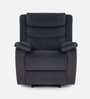 Lamda Fabric 1 Seater Motorised Recliner In Dark Grey Colour