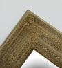 Inlay Brass Gold Wood Wall Mirrors