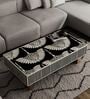 Phoenix Luxom Inlay Coffee Table in Black Finish