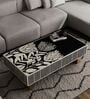 Tulip Luxom Inlay Coffee Table in Black Finish