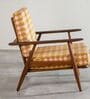 Inni Fabric Lounge Chair in Brown Color