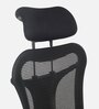 Innova Breathable Mesh Ergonomic Chair in Black Colour with Headrest 
