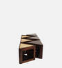 Innova Nesting Cane Coffee Table in Walnut Finish