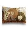 Brown Floral 160 TC Cotton Queen Sized Bed Sheets with 2 Pillow Covers