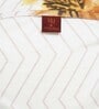 Brown Floral 160 TC Cotton Queen Sized Bed Sheets with 2 Pillow Covers