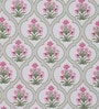 Pink Floral 160 TC Cotton Queen Sized Bed Sheets with 2 Pillow Covers