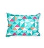 Grey Geometric 160 TC Cotton Queen Sized Bed Sheets with 2 Pillow Covers