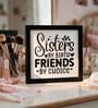 Black Inspiration Sister Quote Mini Table Frame 5 X 5 Inch