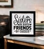 Black Inspiration Sister Quote Mini Table Frame 5 X 5 Inch