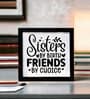 Black Inspiration Sister Quote Mini Table Frame 5 X 5 Inch