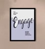 Motivational Quote Wall Art Framed Set of 6 for Home & Office