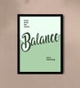 Motivational Quote Wall Art Framed Set of 6 for Home & Office