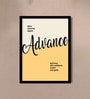 Motivational Quote Wall Art Framed Set of 6 for Home & Office
