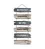 Inspirational Quotes Wooden Wall Hanging Decor- Be Positive Kind Dream Big