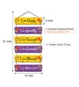 I Am Happy Worthy Focused Grateful Blessed Motivated Wooden Wall Hanging