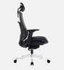 Inspire Breathable Mesh Ergonomic Chair in Black Colour with Headrest