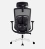 Inspire Breathable Mesh Ergonomic Chair in Black Colour with Headrest