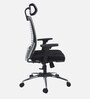 Inspire High Back Ergonomic Chair in Black & Grey Colour