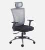Inspire High Back Ergonomic Chair in Black & Grey Colour