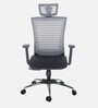 Inspire High Back Ergonomic Chair in Black & Grey Colour