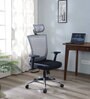 Inspire High Back Ergonomic Chair in Black & Grey Colour