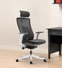 Inspire Breathable Mesh Ergonomic Chair In White And Grey Colour