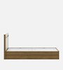 Inspire Queen Size Bed In Natural Teak & Wenge Melamine Finish With Box Storage