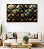 Inspired Tropical Gold & Black Canvas Art Print