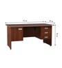 Integra Office Table in Walnut Regato Finish