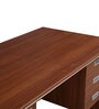Integra Office Table in Walnut Regato Finish